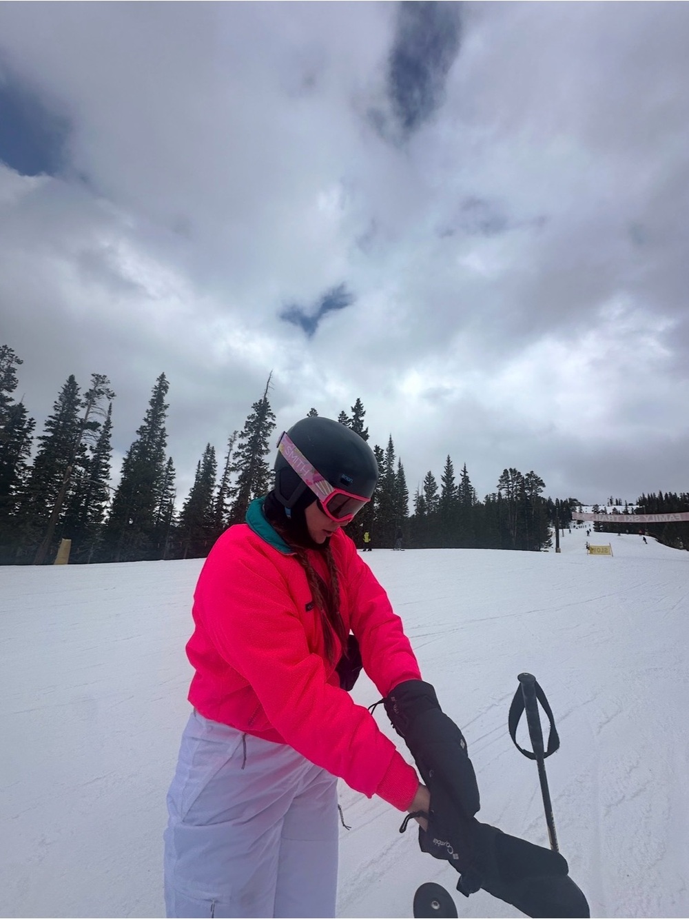 Columbia Hot Pink/Teal Reversible Ski Jacket